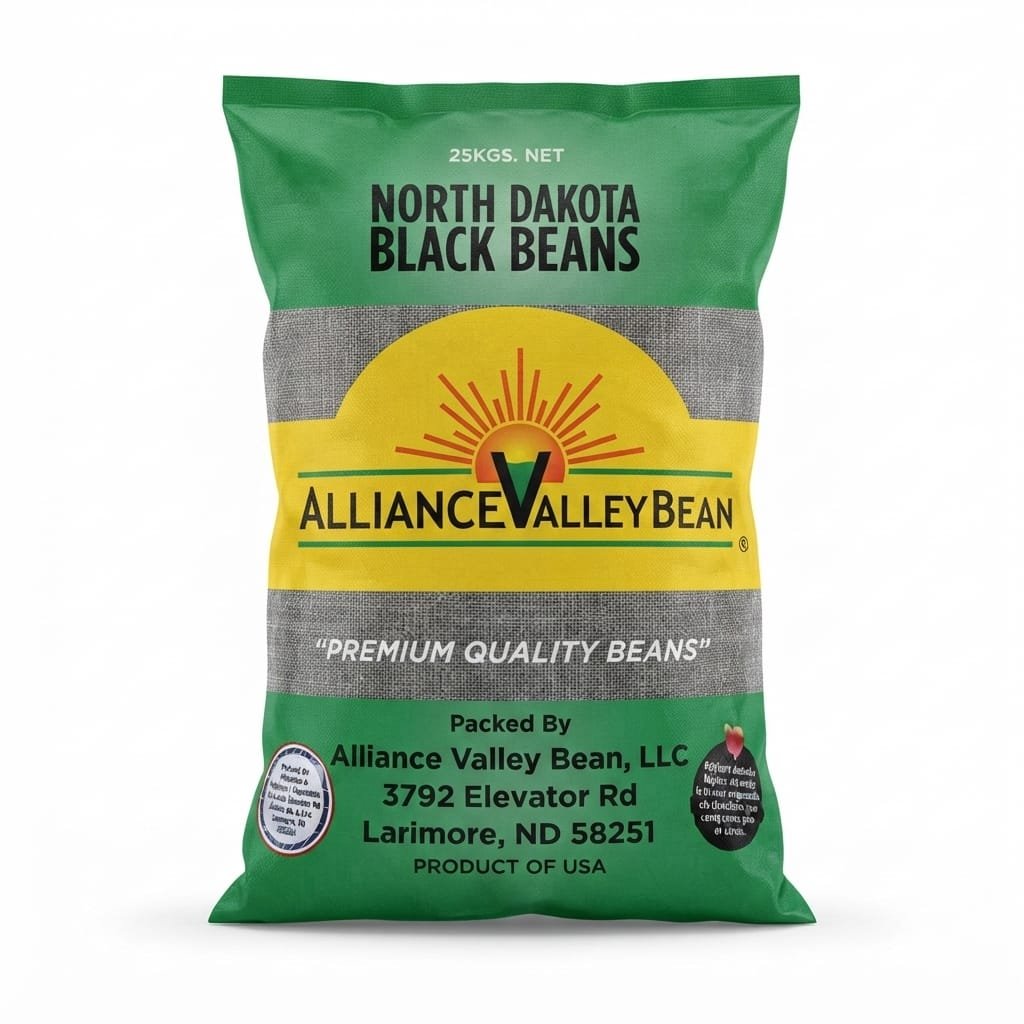 Frijol Negro Americano — Bolsa 1 kg (Empaquetado por la casa)